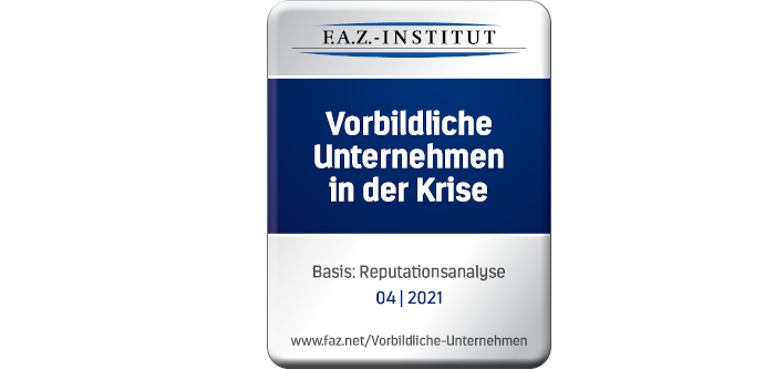 Auszeichnung für vorbildliches Verhalten erhalten!