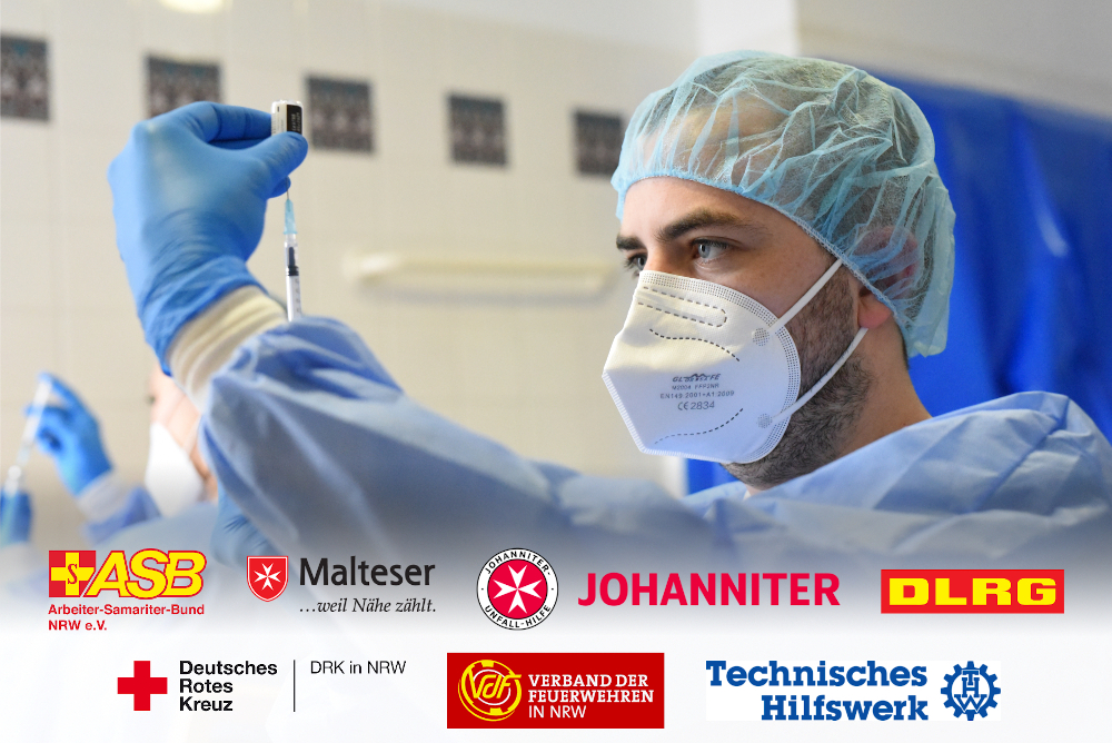 Impfen statt schimpfen: Einsatzkräfte in Nordrhein-Westfalen rufen zur Corona-Schutzimpfung auf