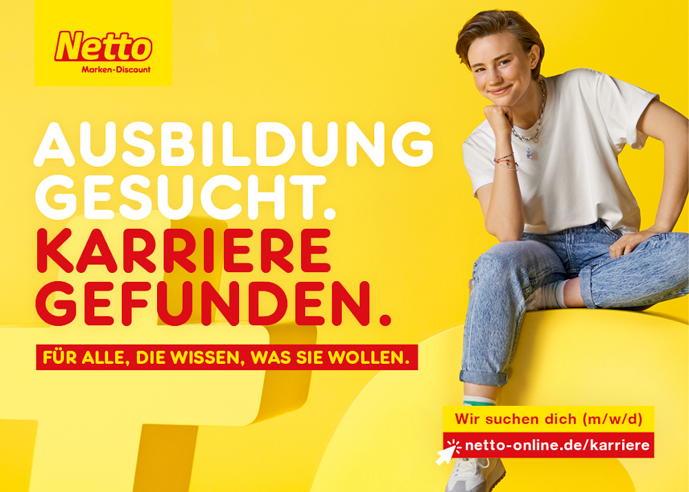 Netto Marken Discount Ausbildungsoffensive 2022 Kampagne g