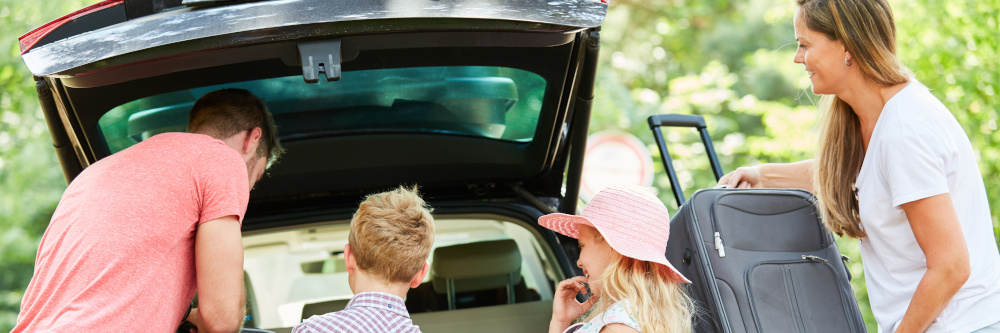 Mit Koffern & Mitfahrenden sicher in den Urlaub