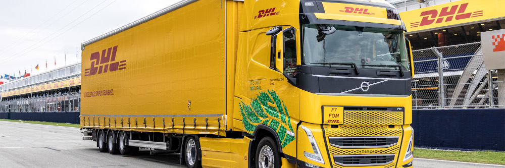 DHL erneuert Partnerschaft mit Formel 1® und verdoppelt mit Biokraftstoff betriebene Lkw-Flotte
