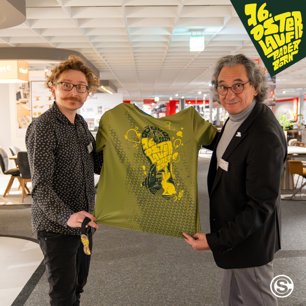 Staffelstabübergabe beim Osterlauf-Sponsorenabend