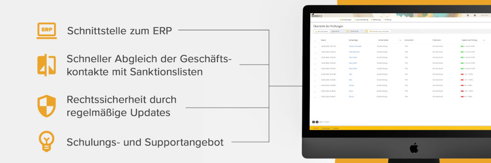 BEO-Sanktionsprüfung liefert maximale Sicherheit beim Compliance Screening