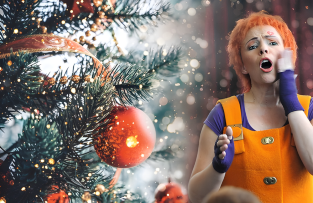 Hexe Kleinlaut verzapft Weihnachtsqutasch auf Zollverein