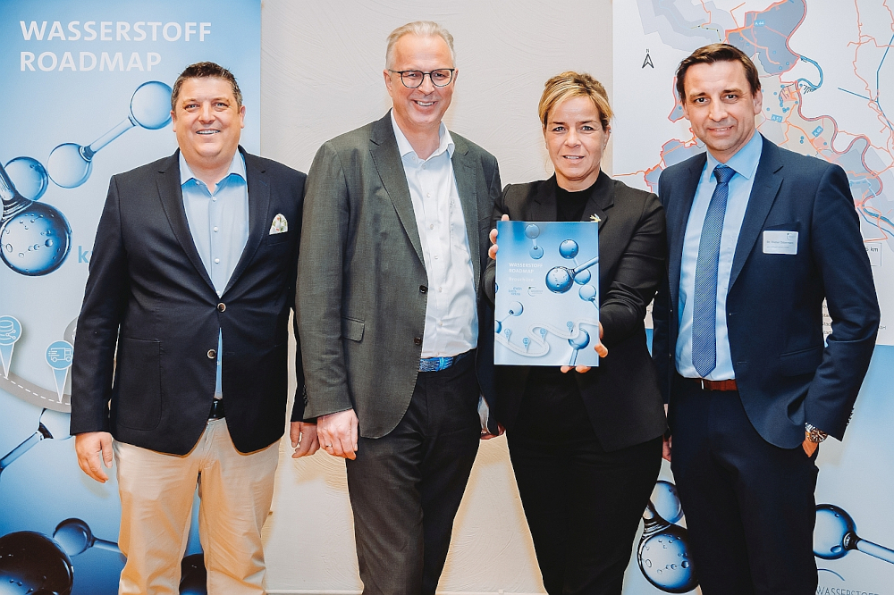 Präsentation der Wasserstoff-Roadmap mit NRW-Ministerin Mona Neubaur