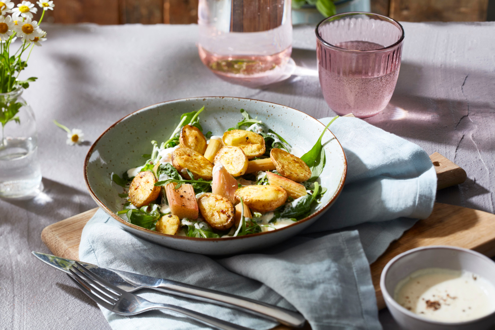 Kartoffeln & Rhabarber: fruchtig-frisches Frühlingsduett