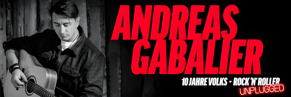 ANDREAS GABALIER Zum Unplugged Jubiläum im Herbst 26 auf Tour