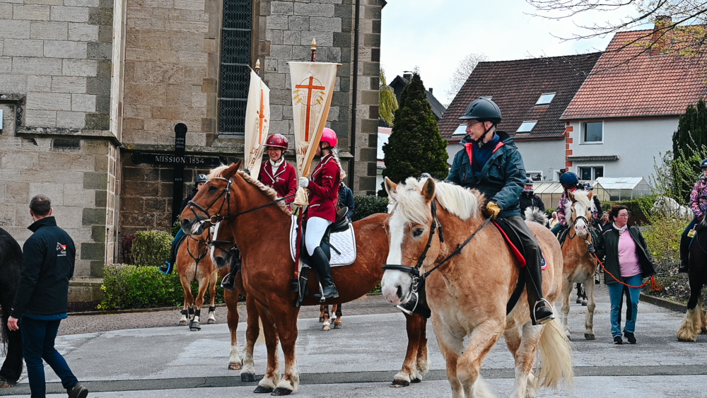 Pferdeprozession in Giershagen