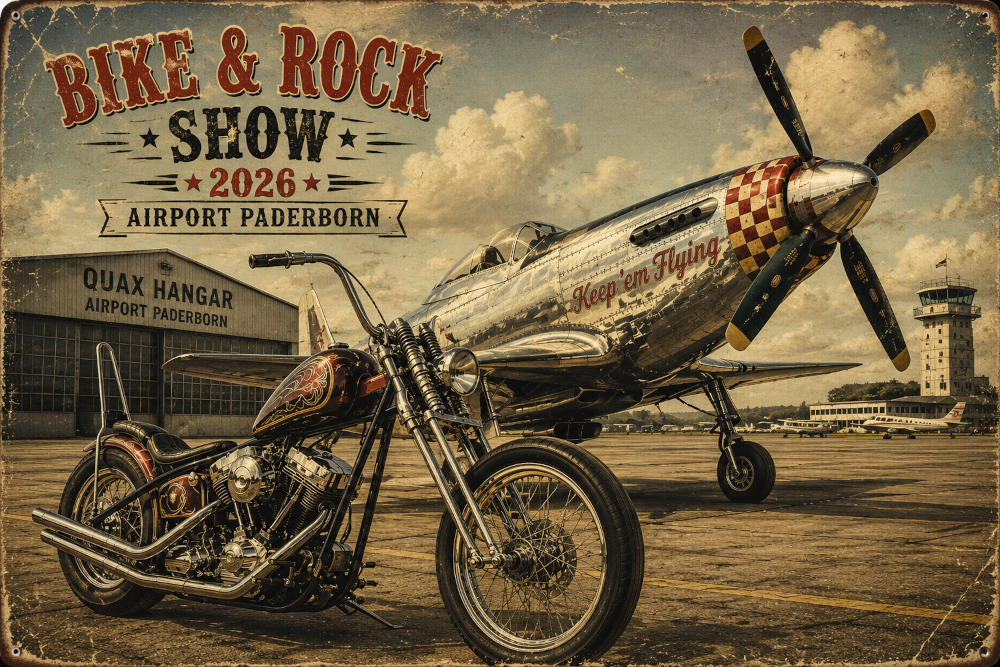 Bike & Rock Show 2026 am Airport Paderborn