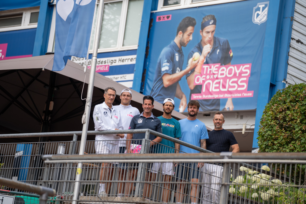 ATP-Stars wechseln vom Grand Slam direkt in die Tennis-Bundesliga zum TC Blau-Weiss Neuss