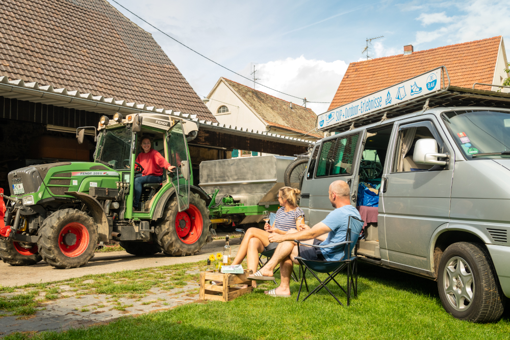 Wein statt Campingplatz: Mit dem Wohnmobil direkt beim Winzer übernachten