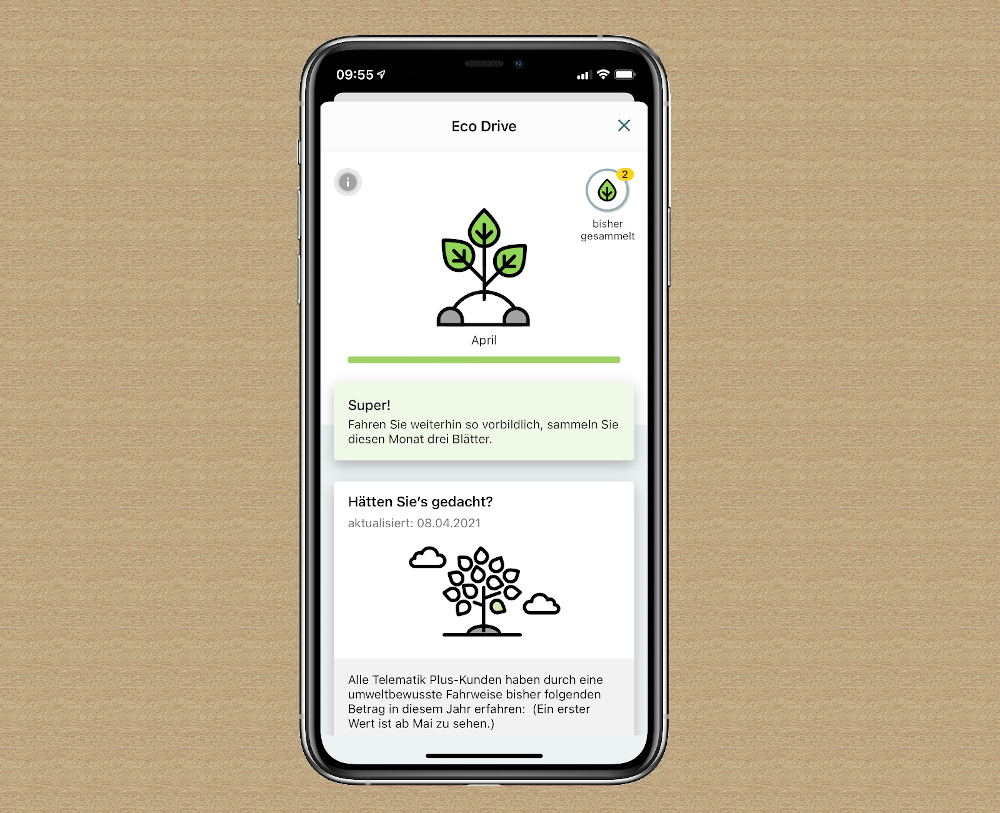 Nachhaltig Auto fahren: HUK-COBURG erweitert Telematik-App