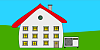 Haus und Wärmepumpe