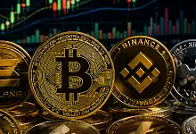 Crypto Coins Bild: KI