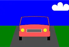 Auto von vorn