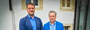 Niels Christensen und Professor Dr. Patrick Isele