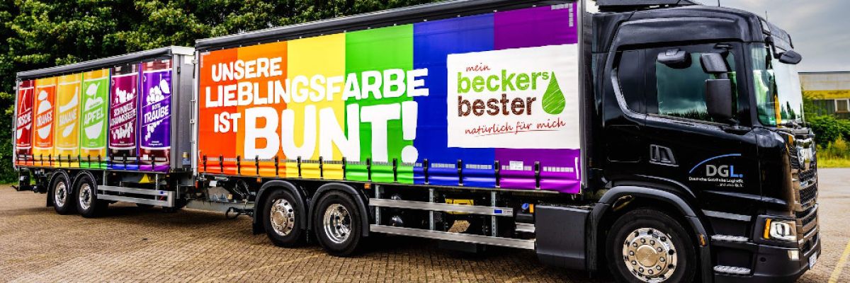 LKW für Safttranspoert mit Anhänger ©beckers bester