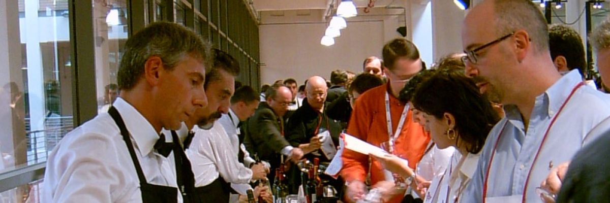 Sommelier bei der Arbeit!