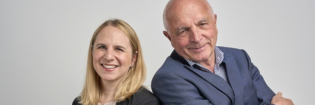 Stefanie Sander und Firmengründer Dieter Sander