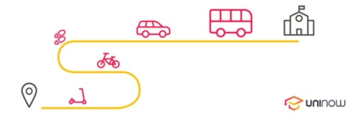 Grafik Studenten und Verkehr
