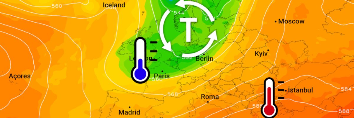  Die Wetterlage ist eingefahren