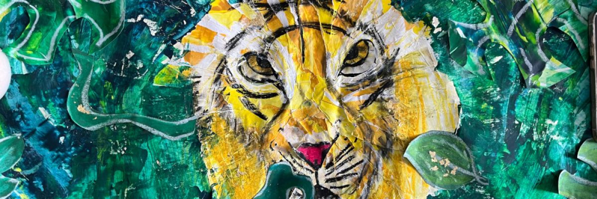 Blick aus dem Dschungel