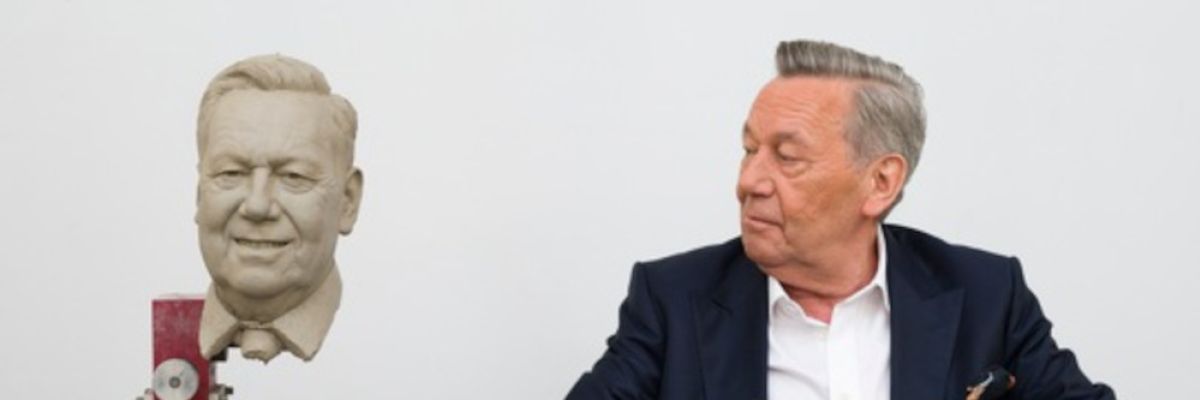 Roland Kaiser vom Fortschritt seiner Wachsfigur