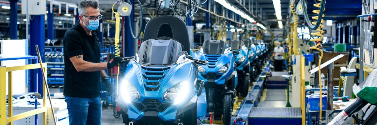 Produktion des neuen Peugeot Metropolis in Mandeure. ©Peugeot Motocycles