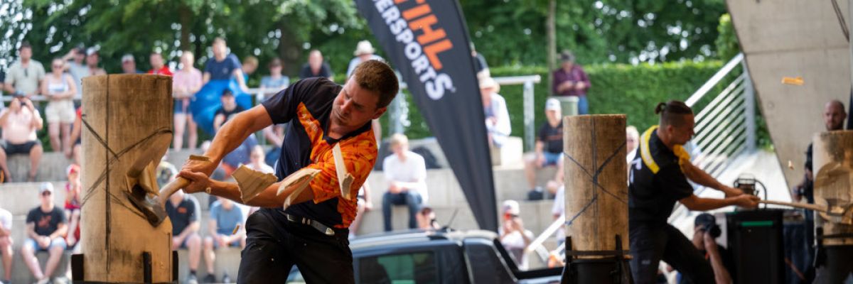  Andreas Striewe beim Standing Block Chop