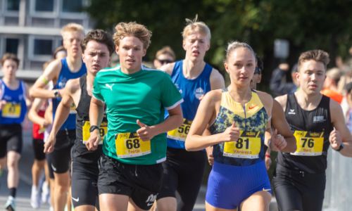 Vanessa Mikitenko auf dem Weg zum Gesamtsieg