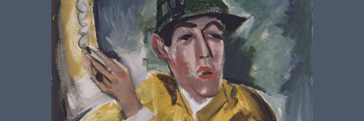  „Jockey mit Zigarette“ von Max Pechstein