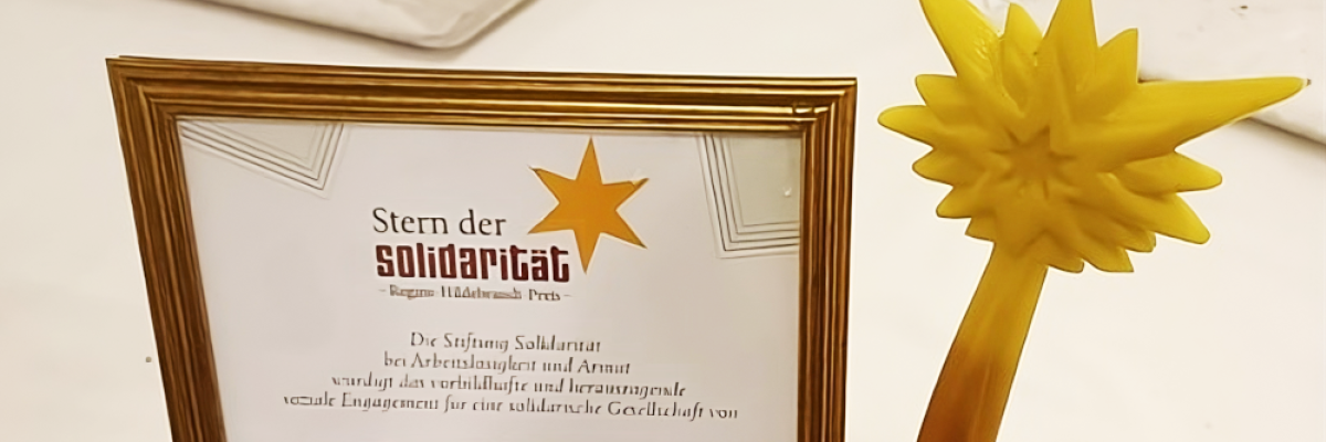 Projekt „PaderMahlZeit“ hat den „Stern der Solidarität – Regine Hildebrand-Peis“
