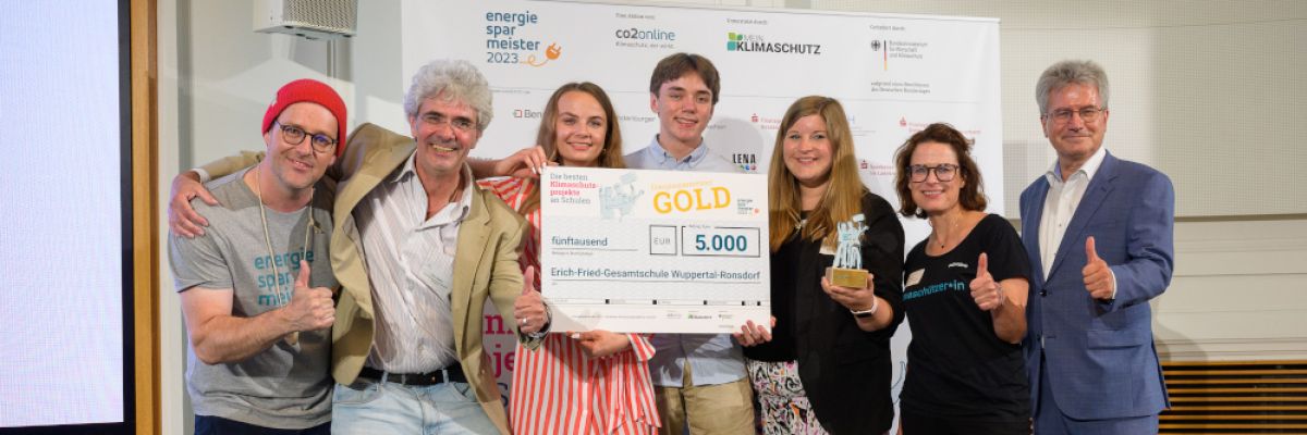 Energiesparmeister Gold für die Erich-Fried-Gesamtschule Ronsdorf
