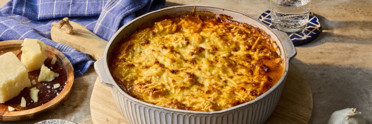 Moussaka mit Kartoffeln verbindet traditionsreiche Küche mit gesunder Vielfalt
