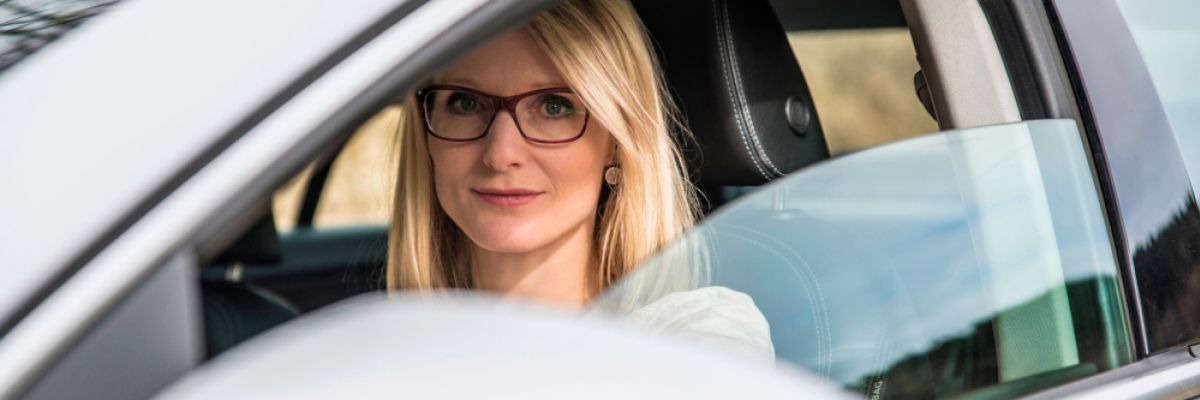 Autofahrerin