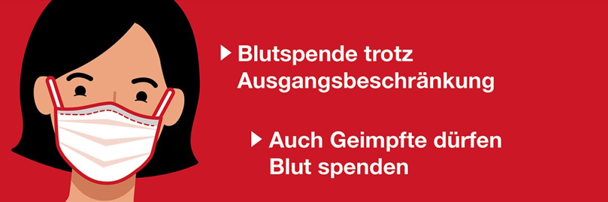 Grafik Kein Lockdown bei der Blutspende