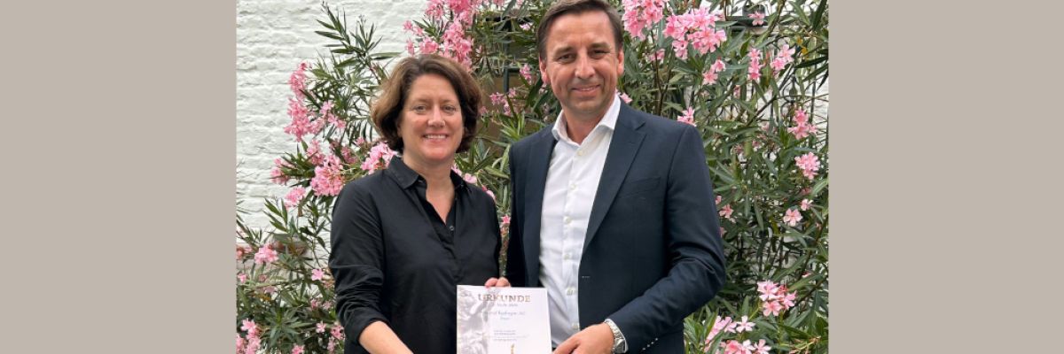 Katharina Reinhold und Dr. Dieter Ostermann