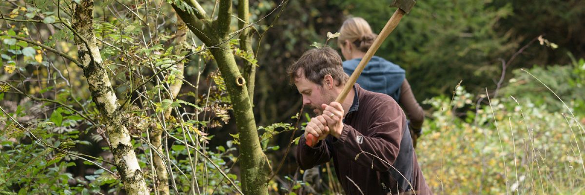 25 Freiwillige aus ganz Deutschland mit dem Bergwaldprojekt e.V. im Einsatz für die Artenvielfalt im Eggegebirge