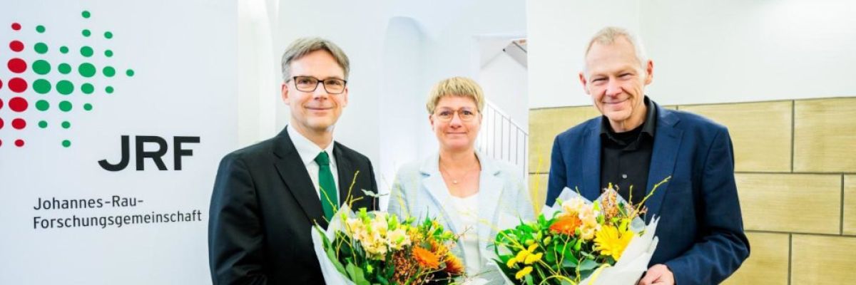 V.l.: Prof. Dr. Dieter Bathen, Prof. Dr. Andrea Kienle, Prof. Dr. Manfred Fischedick