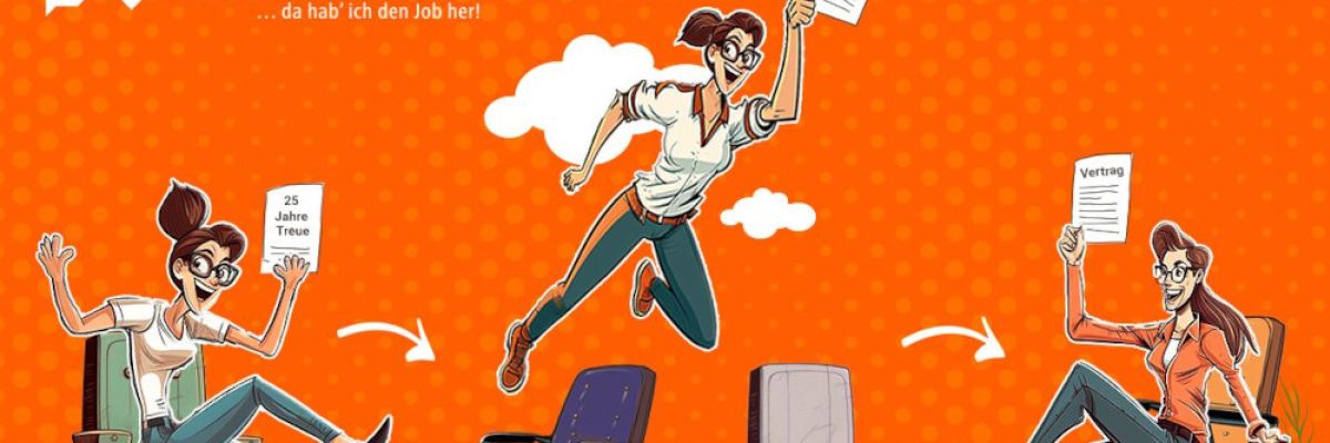 Forsa-Umfrage zur beruflichen Loyalität bzw. Wechselwilligkeit. Männer vs. Frauen