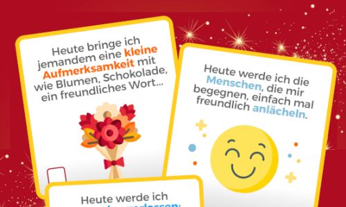 Jetzt wieder mitmachen und „GLÜCKLICH/T SEIN!“