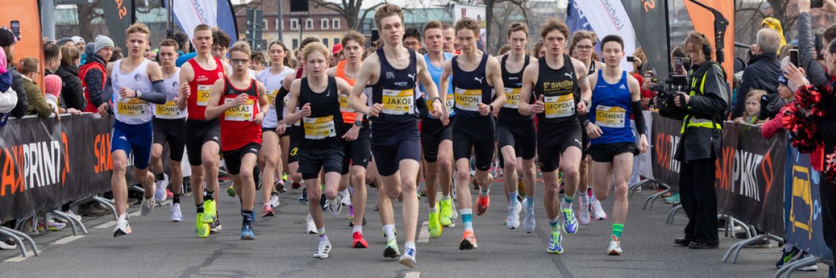 Laufstart in Dresden
