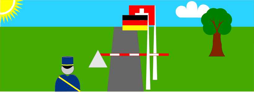 Flagge zeigen, Schweiz meiden!