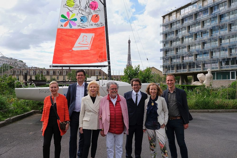 Paris - Sailing #Art4GlobalGoals