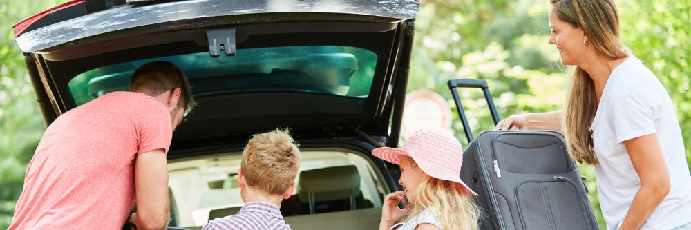 Mit Koffern & Mitfahrenden sicher in den Urlaub