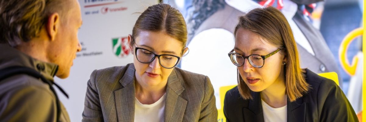 Eins von 180 Gesprächen zwischen Interessierten und der Branche