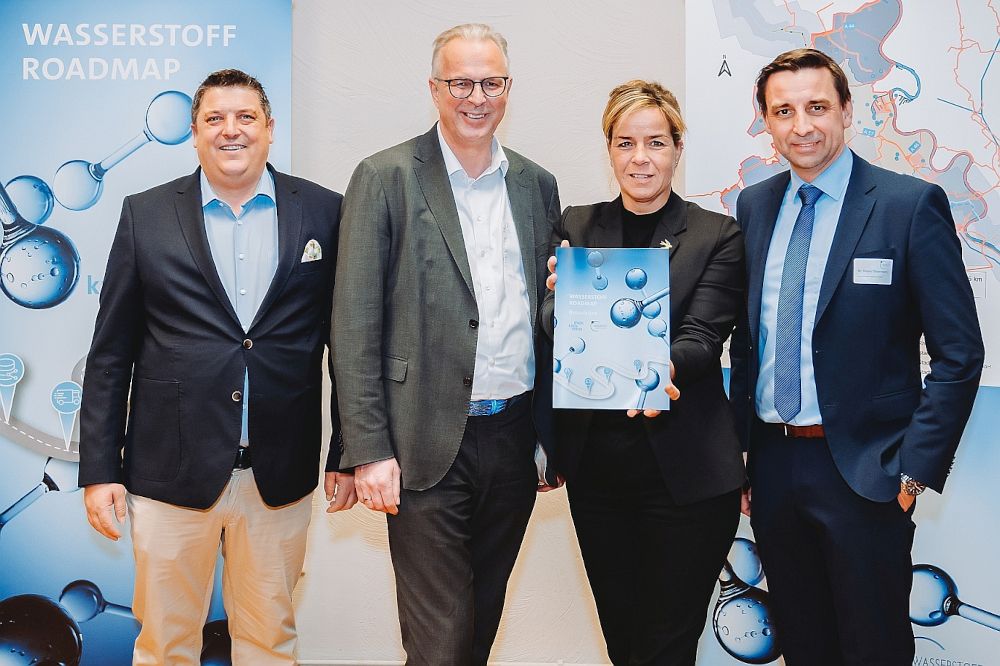 Präsentation der Wasserstoff-Roadmap mit NRW-Ministerin Mona Neubaur