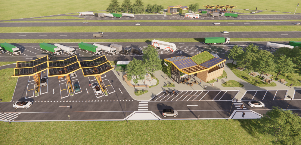 Fastned gewinnt die europaweit erste Ausschreibung für reine Elektroraststätten