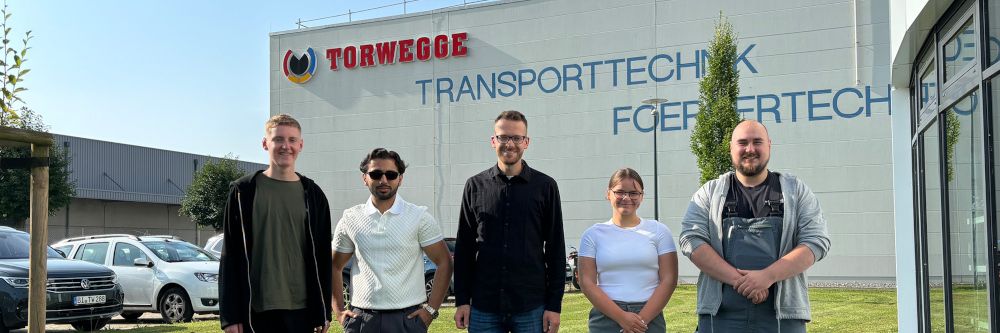 TORWEGGE begrüßt fünf neue Auszubildende