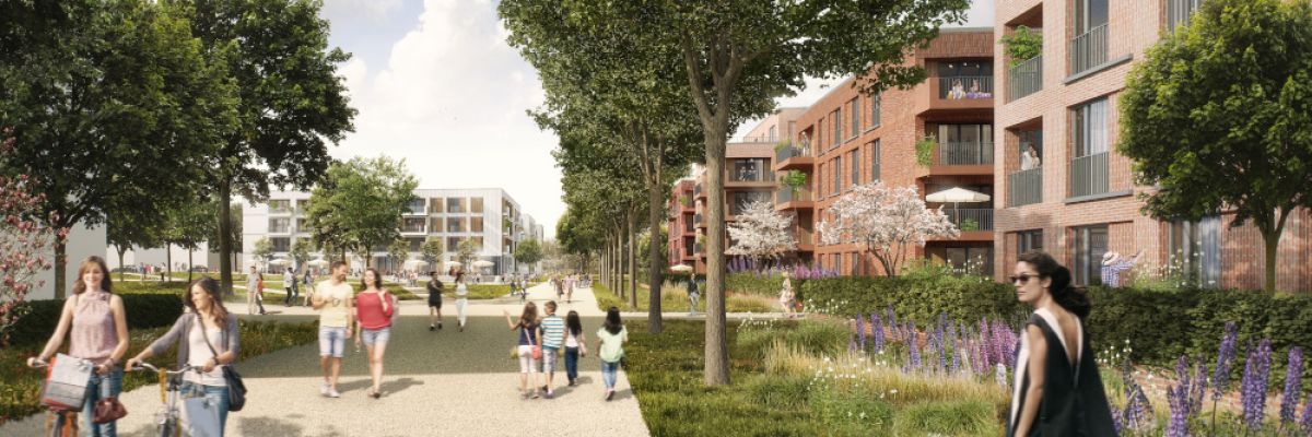 BPD entwickelt im Alanbrooke Quartier sechs Mehrfamilienhäuser mit 70 Eigentumswohnungen  ©Björn Rolle 